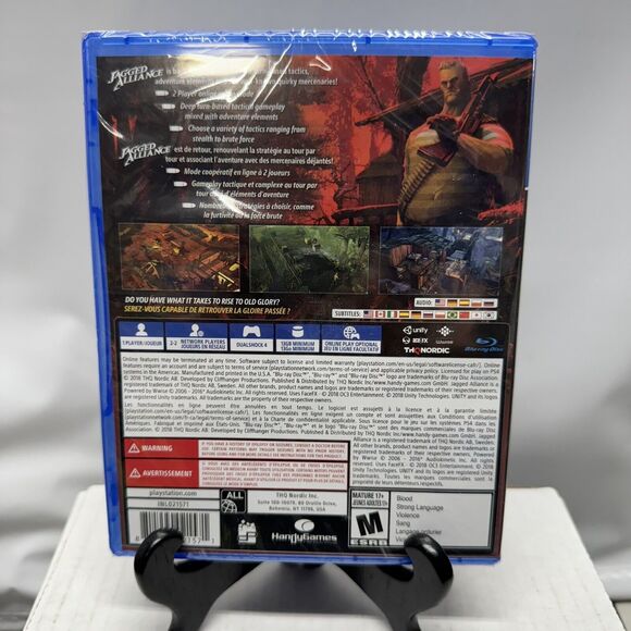 Jagged Alliance: Rage PS4 Sony PlayStation 4 THQ Nordic Handy Games Sealed - Picture 2 of 5